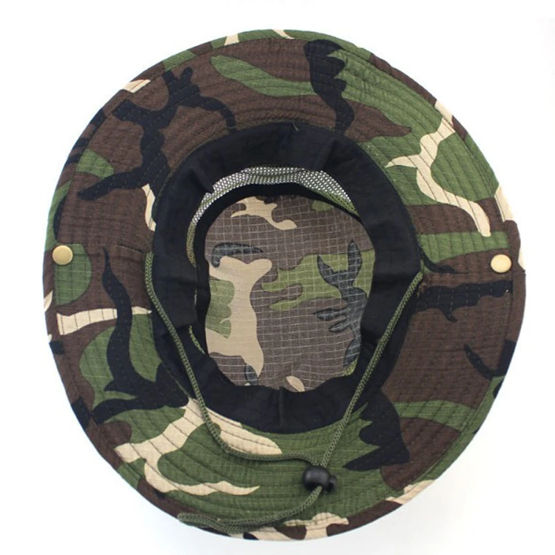 Уличная одежда для рыбалки в джунглях широкополая защитная с УФ защитой Мужская