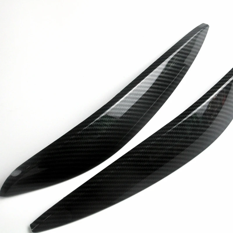 Передние фары из углеродного волокна наклейка на веко для бровей Обложка Mercedes Benz