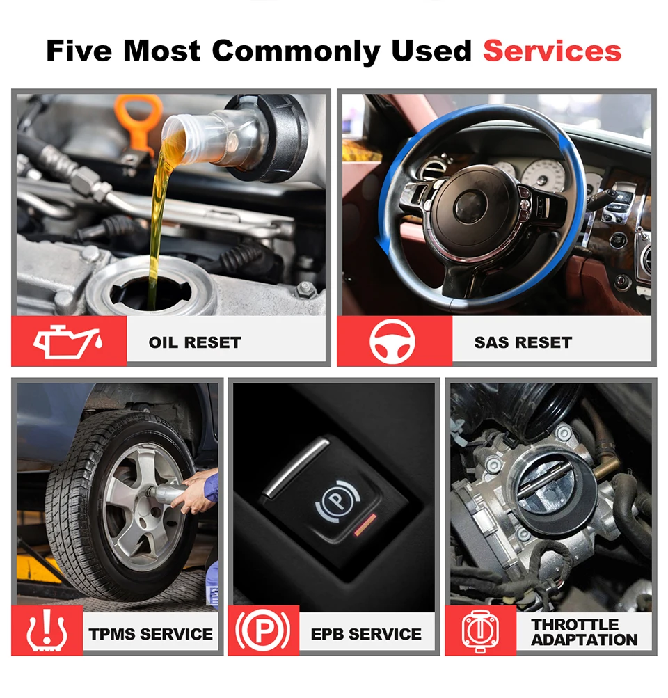 Launch CRP129X автомобильный диагностический инструмент X 431 OBD2 сканер ABS SRS