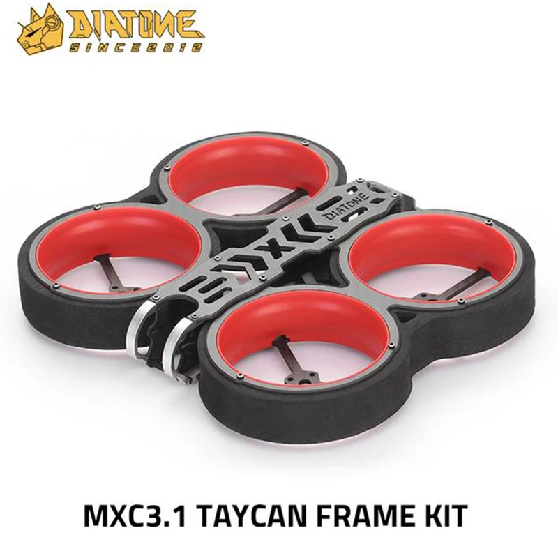 

Новая красная рамка DIATONE MAMBA MXC3 V1.1 Taycan T300 3K для специальных снимков 3-дюймовых пропеллеров с приводом для радиоуправляемых FPV дронов
