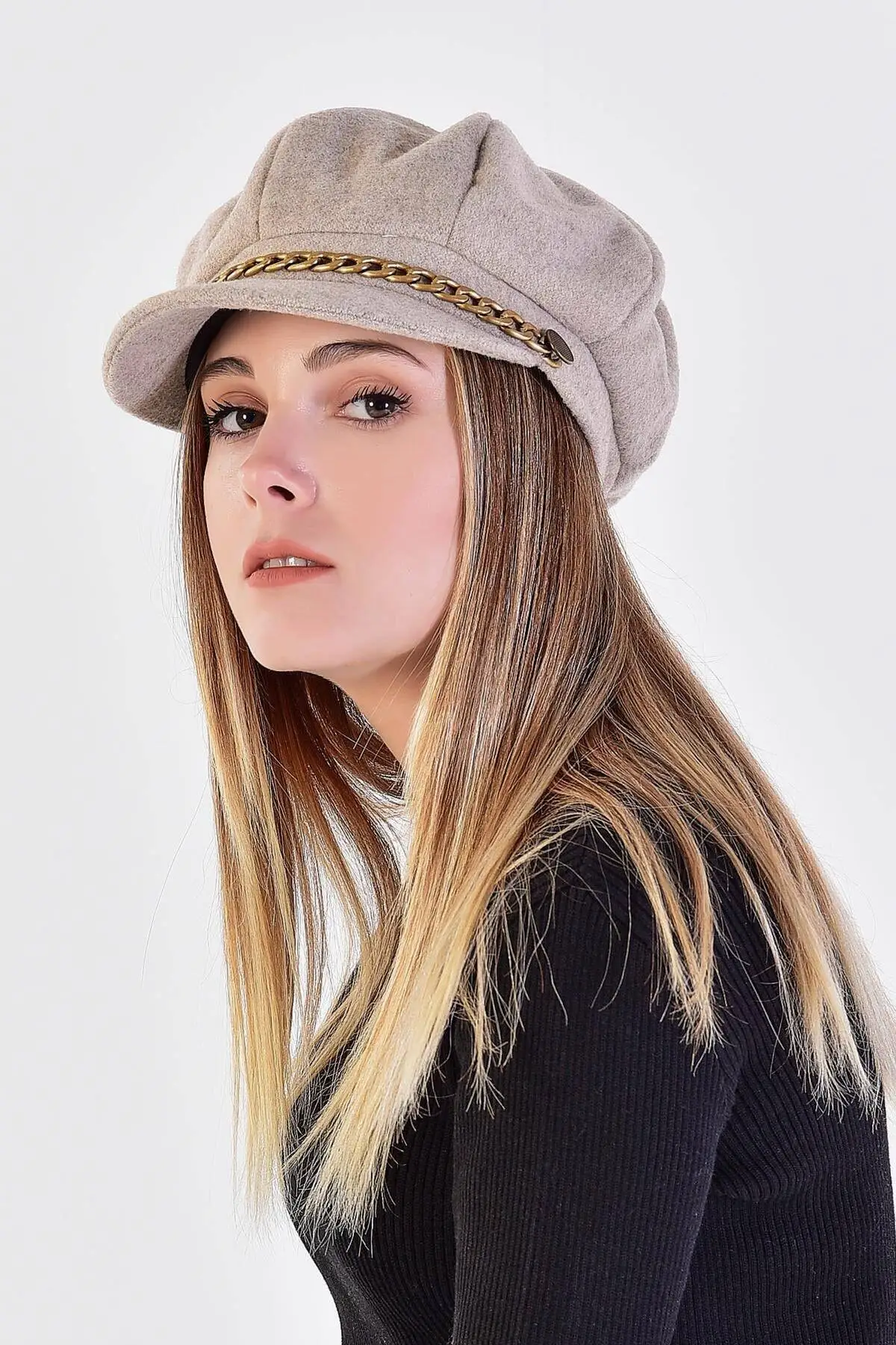 

Female Sailor Type Stamp Hat 2021 Model Chainsaws Style New Fashion