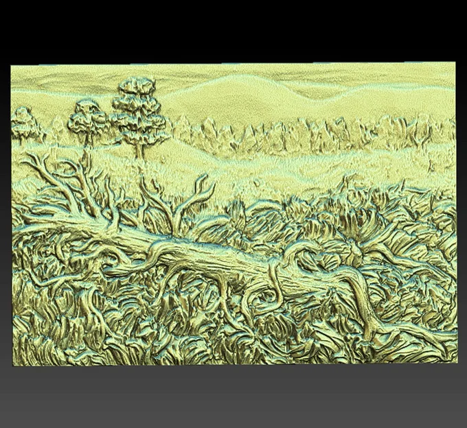 Дерево STL формат файла 3D модель для CNC маршрутизатора принтер Artcam Aspire Bas Relief |