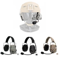 amp tactical communication headset fcs v60 ptt set upgraded multi mode pickup noise reduction headset connector 6pin cable