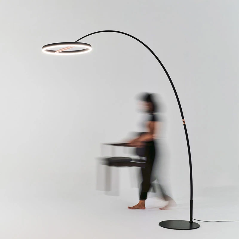 

Postmodern Led Personality Fishing Floor Lamp Villa Home Living Room Office Art Exhibition Hall Model Room Shopping Mall Bedroom