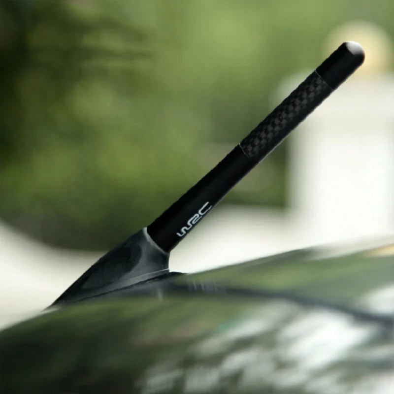 Antena de mástil corto y rechoncho para coche, accesorio de fibra de carbono para Toyota Camry, Corolla, RAV4, Yaris, Corolla, Avensis, Verso, Yaris, Aygo, Tundra