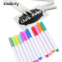 50 420pcsset white liquid chalk pen marker water based erasable pen glass windows electronic blackboard window white pen