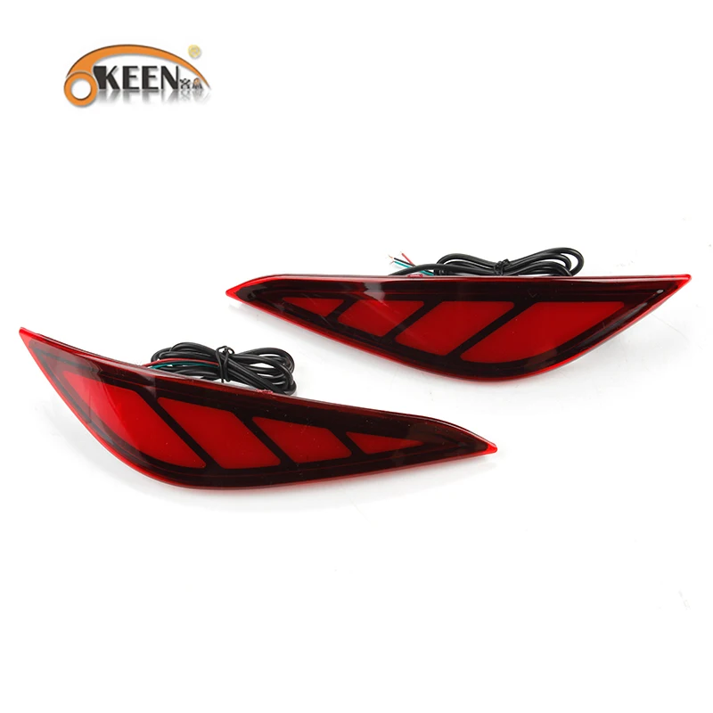 OKEEN 2 шт. автомобильный стайлинг для Toyota Rush 2018 2019 светодиодный задний бампер