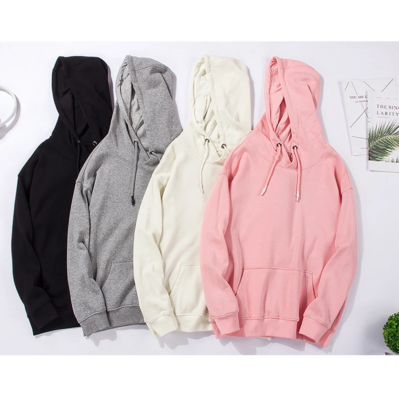 Sweat Oversize Women Sweetshirts 2021 Autumn New Pullovers Hoodie Long Sleeve Top Casual Hoodies Winter Warm Solid Color Clothes