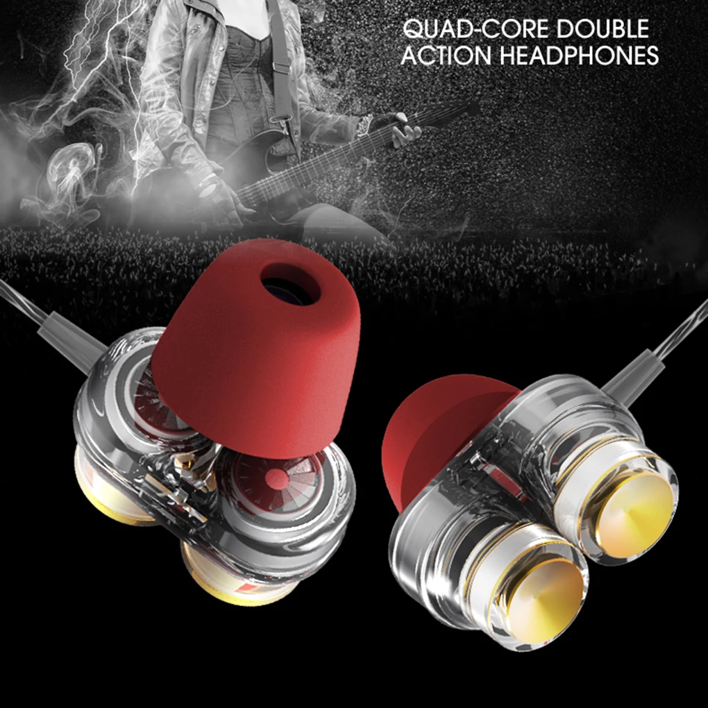 Новые наушники QKZ KD7 с двойным драйвером спортивные 3 5 мм гарнитура Hands Free