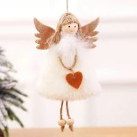 2022 new year latest christmas angel dolls cute xmas tree ornament noel deco christmas decoration for home navidad 2021 kid gift