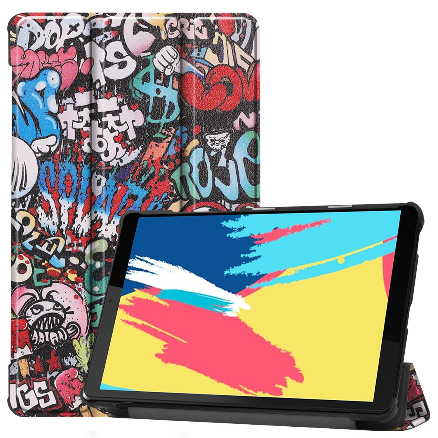 Складной кожаный чехол для планшета Lenovo TAB M8 FHD|Чехлы планшетов и электронных