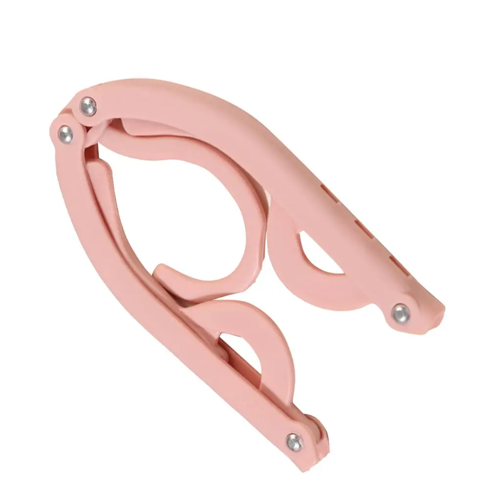 

Color Random Outdoor Foldable Clothes Trouser Socks Hanger Portable Clothes Hanging Bar Plastic
