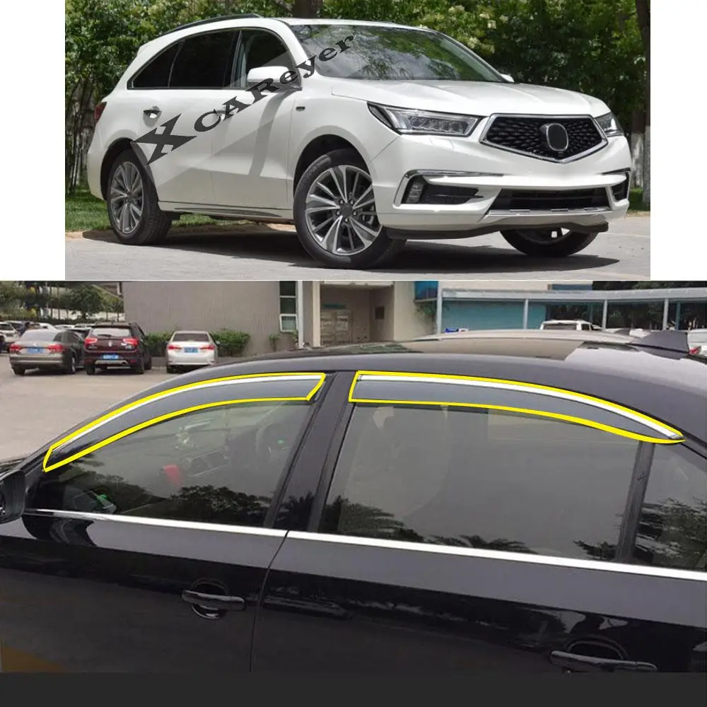 

Стикер для кузова автомобиля, пластиковое окно, стекло, ветрозащитный козырек, защита от дождя/солнца/дыма, защитные детали для вентиляцион...