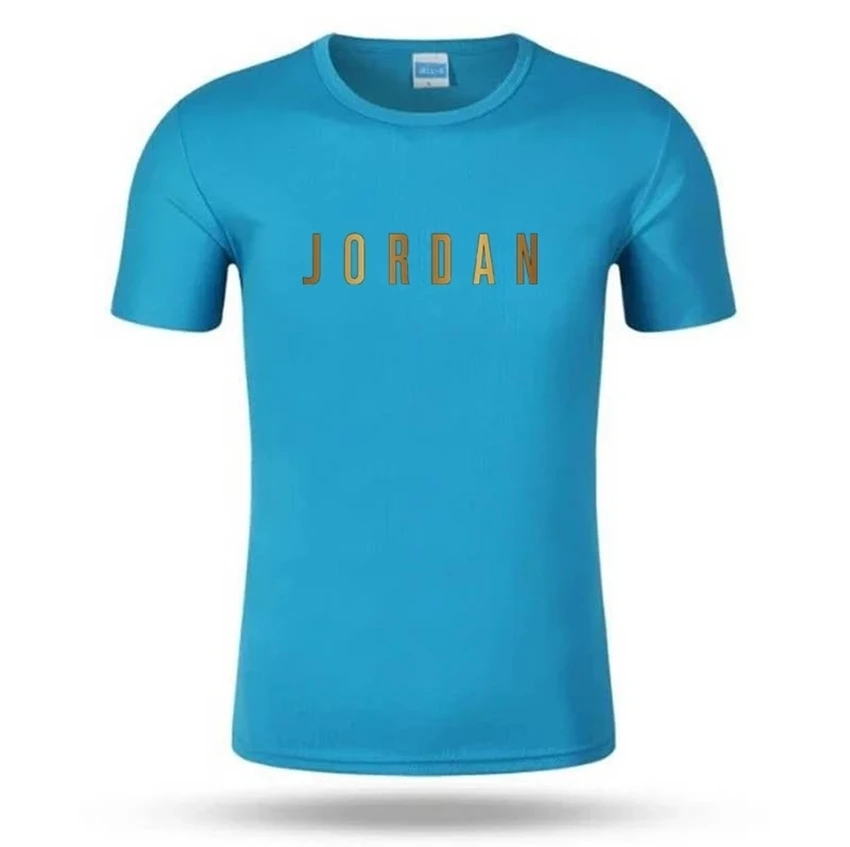 

Jordan 23 manches courtes col rond T-Shirt pour homme, haut, dcontract, coton, Hip Hop, grande taille 2XL, et, 2021