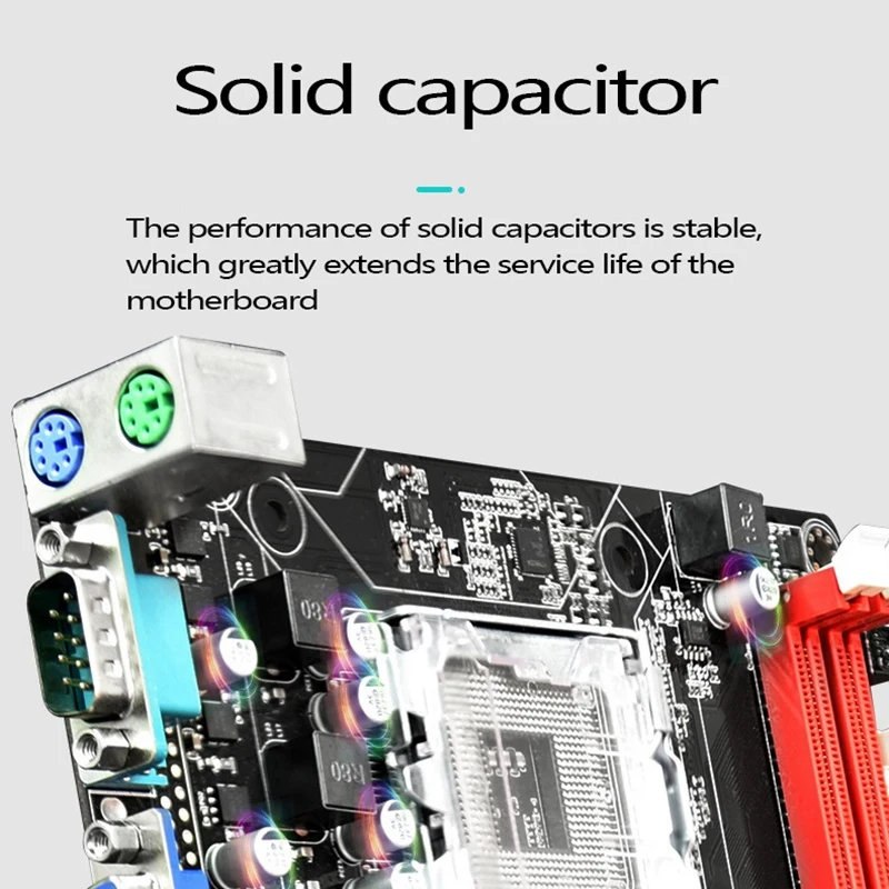 Материнская плата G31 для компьютера двухканальная SATA2.0 Φ LGA 775 Pin поддерживает