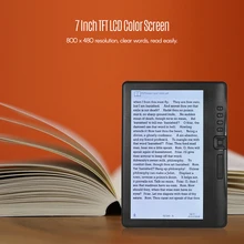 16GB di Memoria 7 pollici Lettore di Ebook aggiungere Set con risolzione HD электронная книга+ видео+ MP3 del giocatore di Music reader