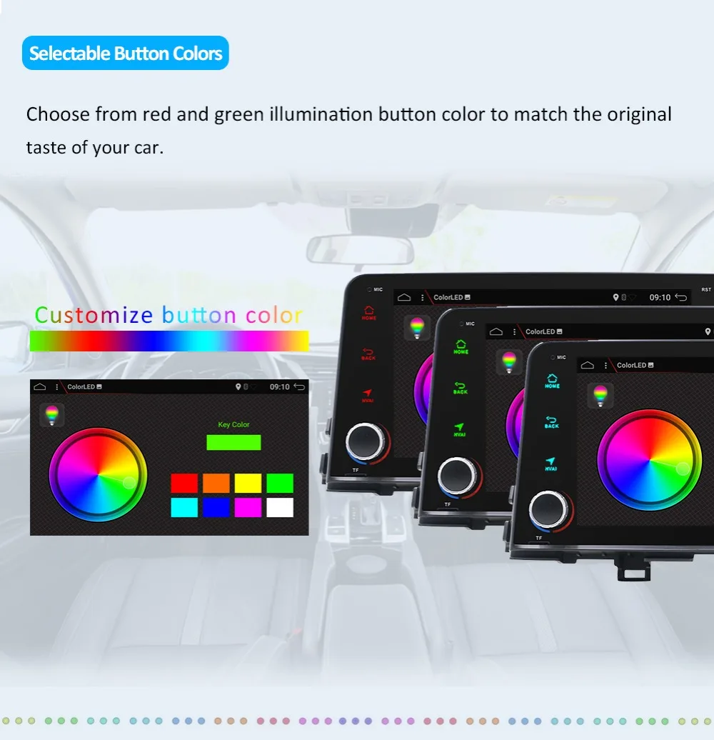 Bosion Android 9,0 Octa Core автомобильный DVD подгонка GPS KIA Picanto Morning Автомобильный плеер навигация GPS радио