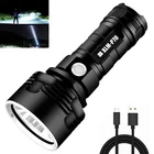Супермощный светодиодный фонарик L2XHP70, Тактический фонарик с USB-зарядкой, фонарь с аккумулятором 26650 для кемпинга и рыбалки