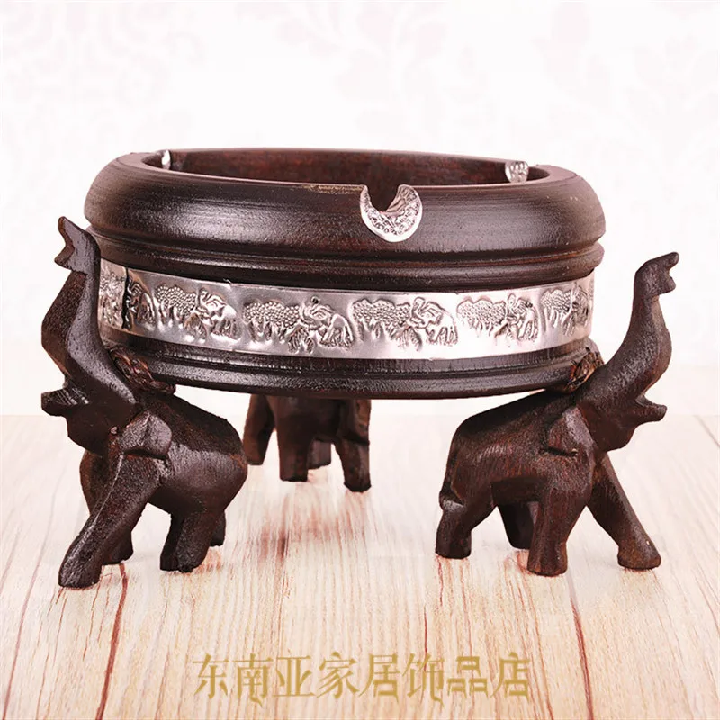 Пепельница деревянная в стиле ретро для украшения автомобиля | Дом и сад