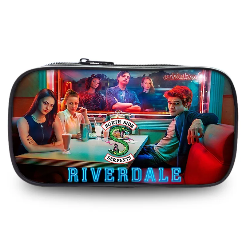 Чехол для карандашей Riverdale коробка макияжа школьные сумки девочек подростков