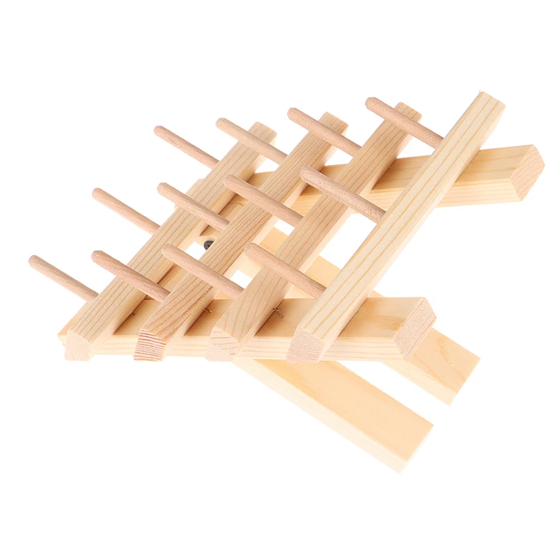 Деревянный 12 катушек полка держатель катушки швейная стойка для ниток стеллаж