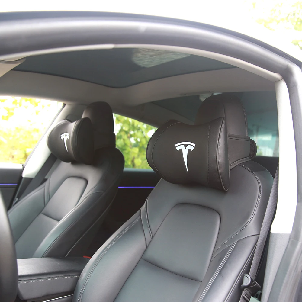 

Neck Pillow Car Seat Headrest Cushion Neck Headrest for Tesla Model 3 Y S X 1PC