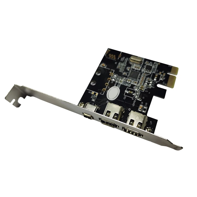 Firewire карта Pcie 800 адаптер для Win10 3 порта IEEE 1394 PCI Экспресс контроллер карты