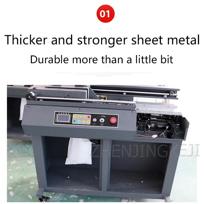 

A4 Fully Automatic Large Plastic Loading Machine Tender Wireless Hot Melt Adhesive Books Binding Machine Perfect Binding Machine