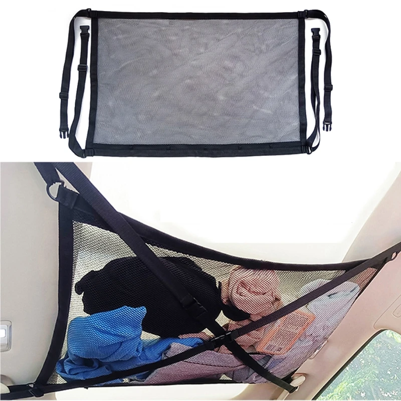 

Upgraded Car Sundries Storage Pouch Interior Roof Band Strap Design Bag Organizer Fit for Most Cars Ceilings