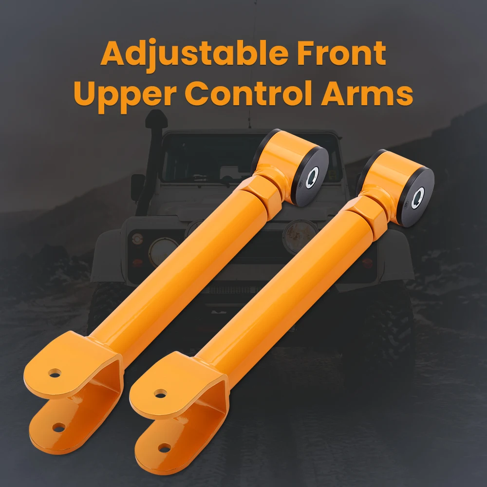 

Tubular Adjustable Front & Rear Upper Control Arms for Grand Cherokee ZJ 93-98 Suspension for Jeep Wrangler TJ 97-2006 XJ