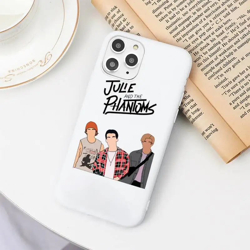 

American TV Julie and the Phantoms Phone Case Candy Color for iPhone 6 7 8 11 12 s mini pro X XS XR MAX Plus