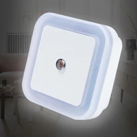 wireless sensor led night light eu us plug mini square night lights for baby room bedroom corridor lamp christmas light bulb