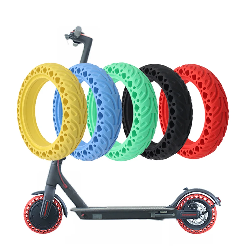 

8.5 Inch Honeycomb Solid Absorbing Tires Universal Fit For Xiaomi Mijia M365 Electric Scooter Accessories Shock Rubber Colorful