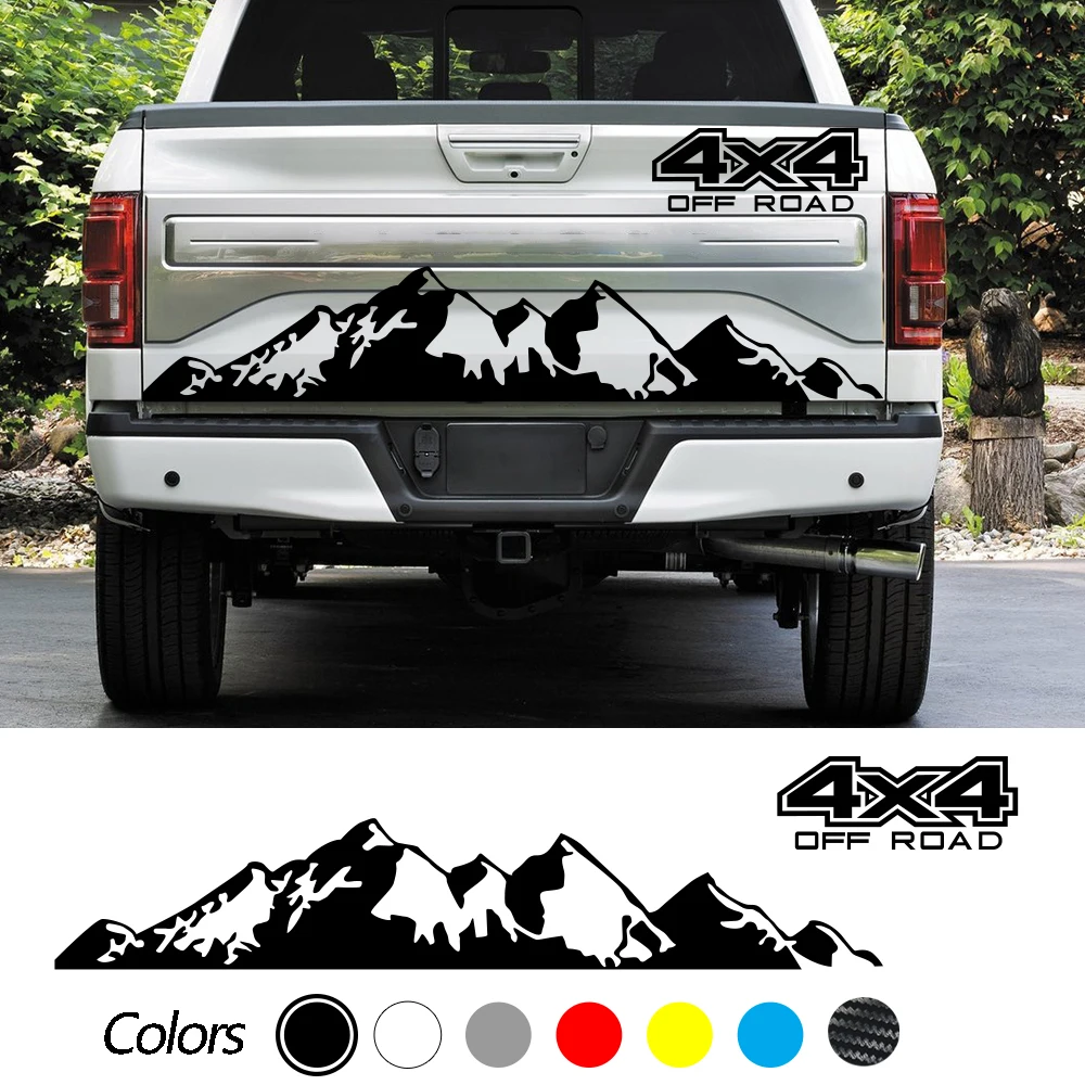 

Car Sticker 4x4 Off-Road Image Vinyl For Ford Ranger Raptor Pickup Isuzu Dma Nissan NAVARA Toyota Hilux Accessories
