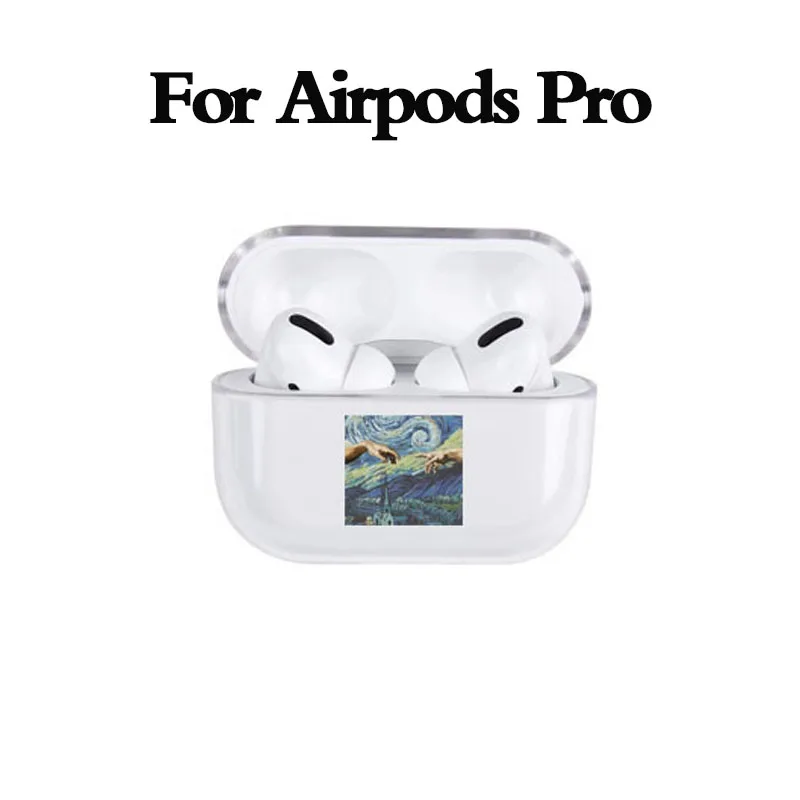 for AirPods Pro 6 Модный чехол с забавным рисунком для Apple Airpods Pro, Роскошный прозрачный защитный чехол для наушников с Bluetooth для air pods 3, Жесткий Чехол - Цвет: for AirPods Pro 6