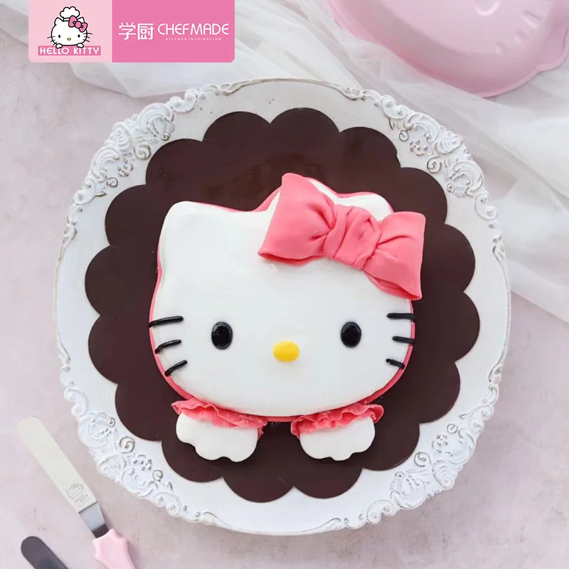 Рисунок «HELLO KITTY» антипригарная форма для выпечки тортов украшения торта инструменты, силиконовые формы