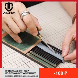 Многофункциональная точилка WUTA для кожевенных кромок, точильный ремень, инструмент для полировки, заточки ножей, широкая Лопата