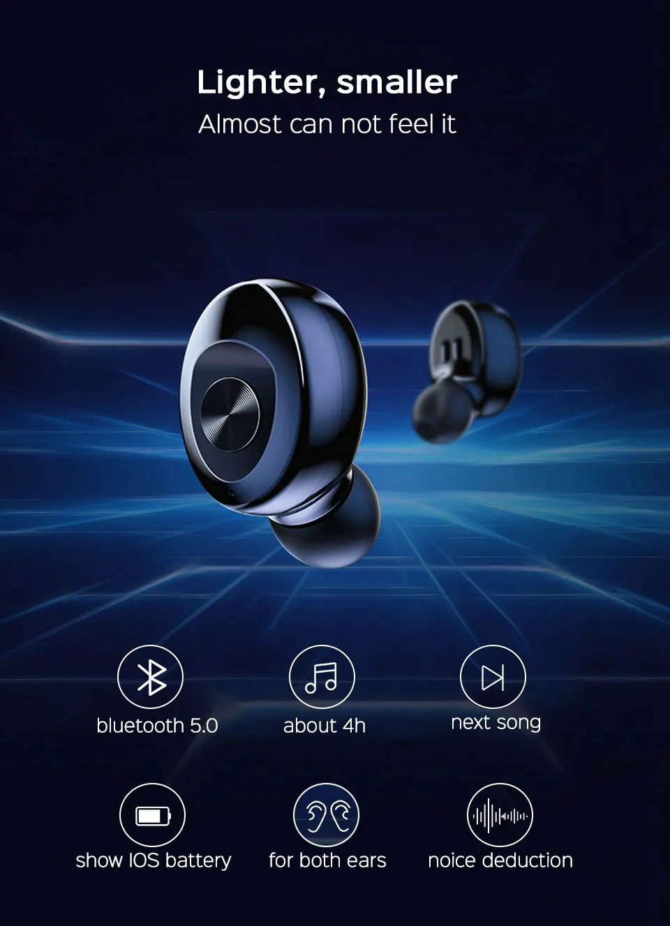 Беспроводные наушники с зарядкой через usb, Bluetooth наушники для Xiaomi Air Dots Redmi Airdots, басовые наушники, Спортивная гарнитура для Umidigi F2