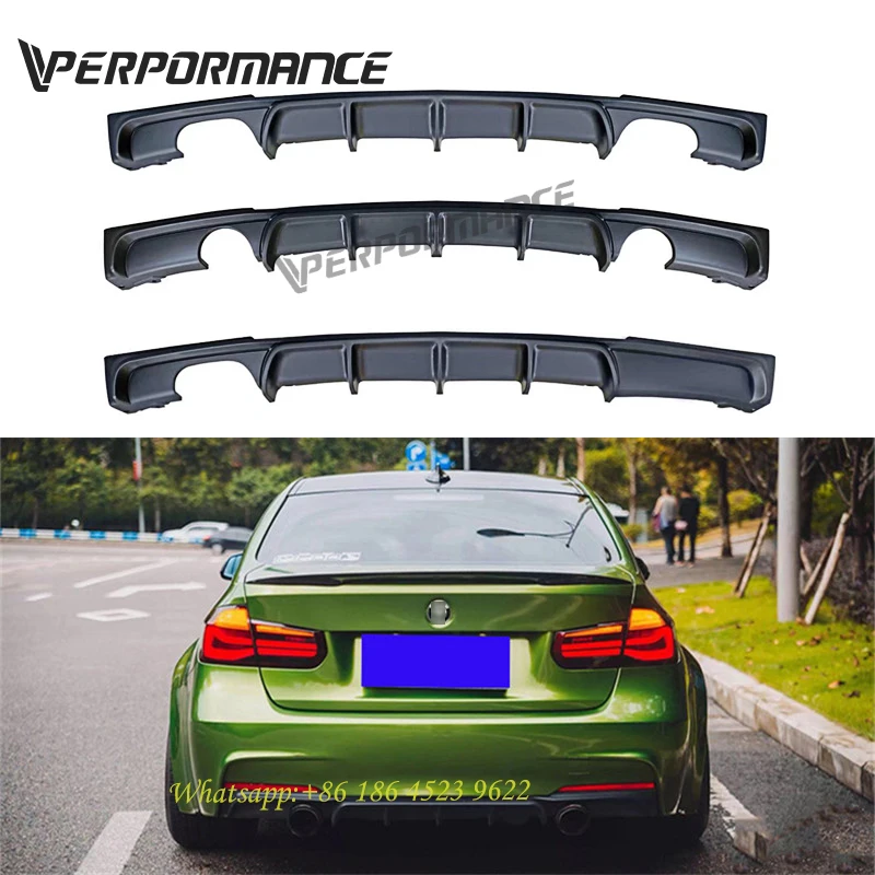 

NEW Rear diffuser for 3S F30 F35 MP style rear lip f30 diffuser F35 MP rear lip black 2013-2019y