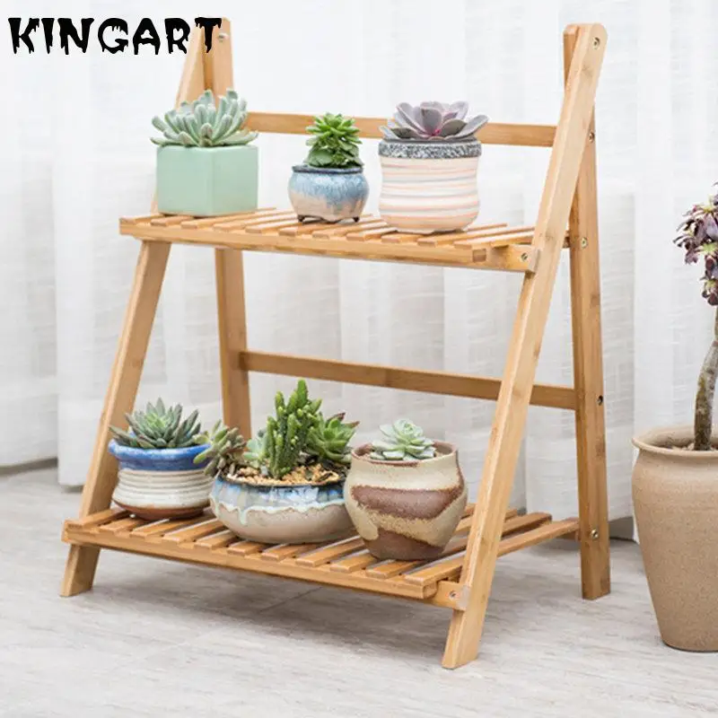 Деревянная Цветочная подставка напольная лестница полка деревянная для