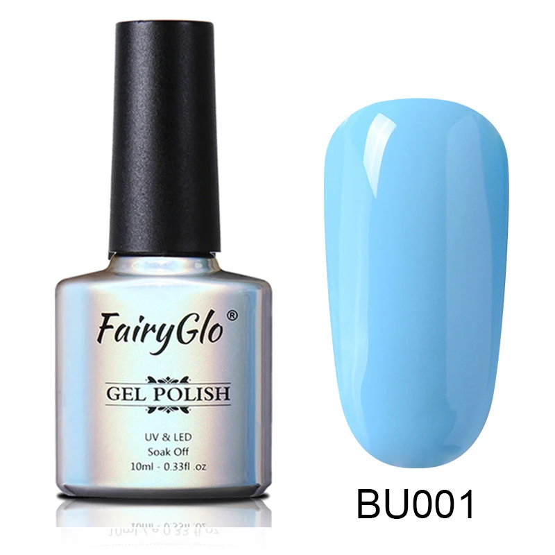 BU001 FairyGlo 10 мл Платиновый Гель-лак для ногтей впитывающий блеск Гибридный лак Полупостоянный эмалированный лак для нейл-арта Маникюр для гелей - Цвет: BU001