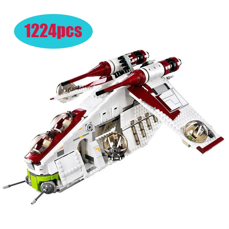 

Lepining Star &Wars 79211 Republic Gunship Set Kids Educational Building Blocks Bricks Christmas Gifts For Boys Gift