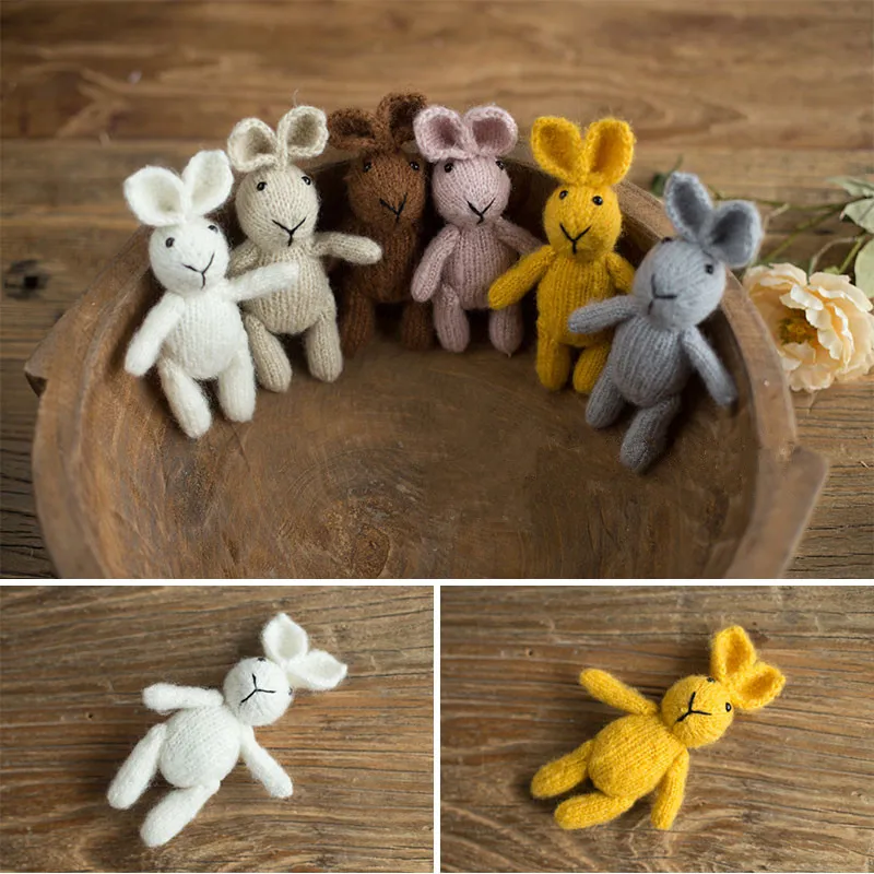 Реквизит для фотосъемки новорожденных студийная фото кукла вязаная детская