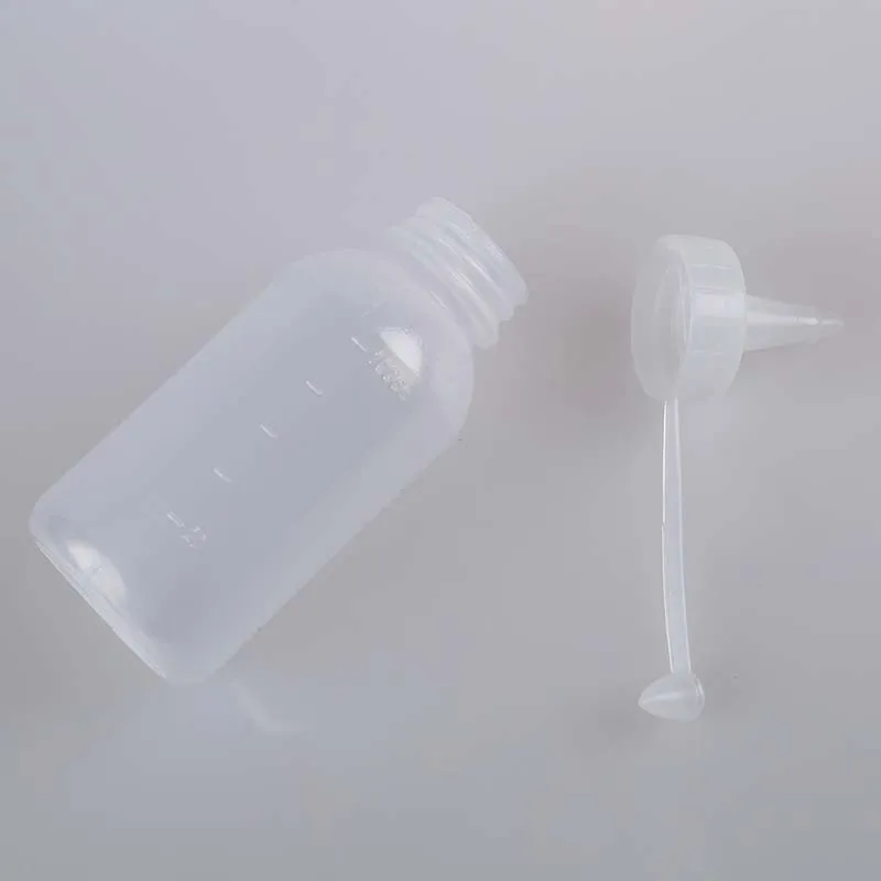 Кухонное пластиковое масло для соуса дозатор жидкости бутылка выдавливания 100cc 2