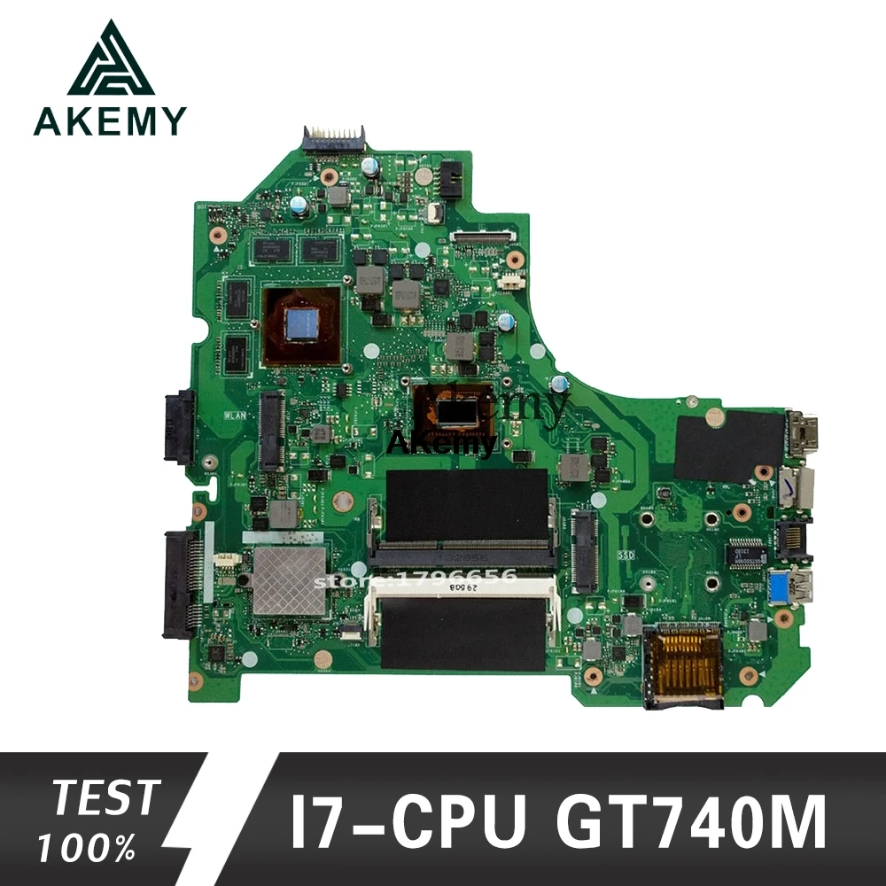 Akemy K56CB материнская плата для ноутбука For Asus K56CM K56C K56 S550CM S550C тест оригинальная I7 CPU