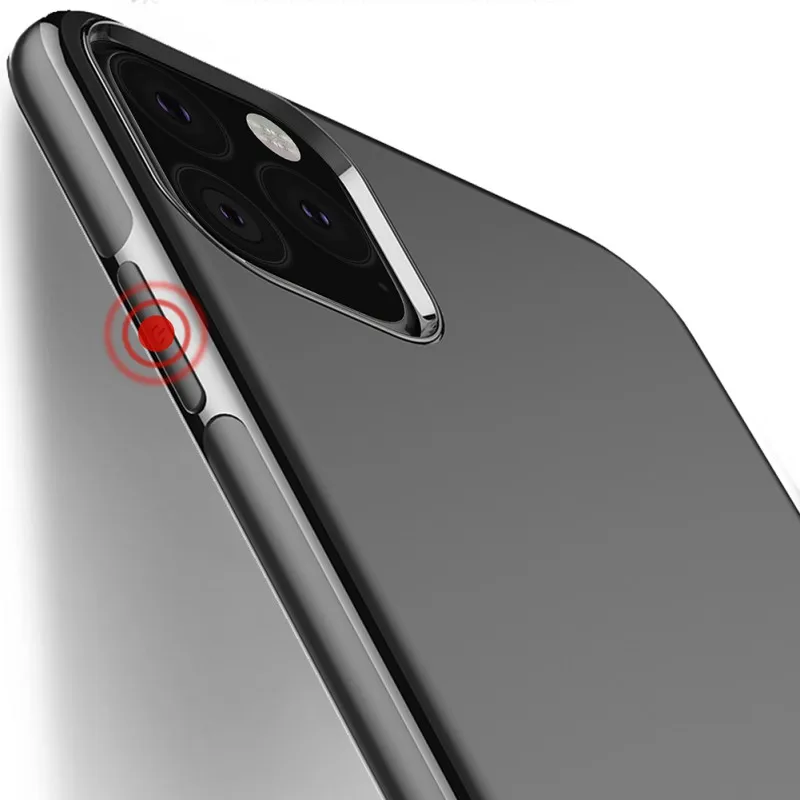Для IPhone 11/11 Pro/Max TPU протектор Противоударный задняя крышка из углеродного волокна