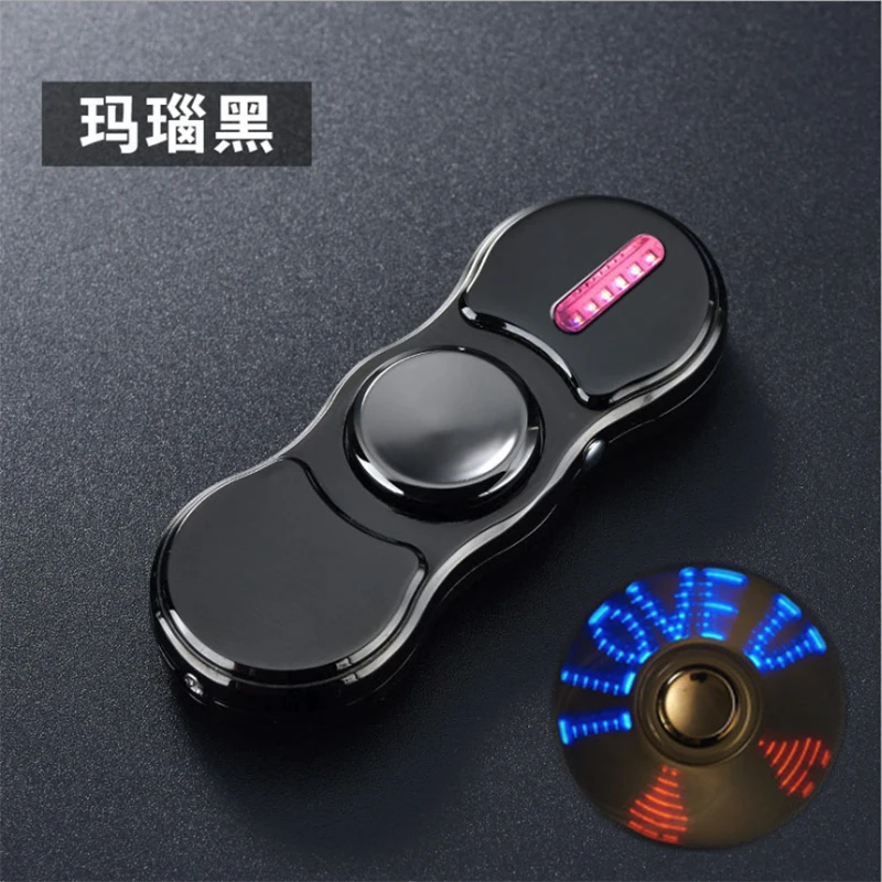 Спиннер Зажигалка светодиодный зажигалки для электронных сигарет USB