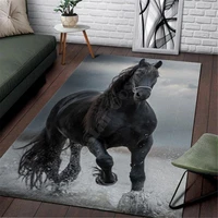 friesian horse area rug 3d printed rug floor mat rug non slip mat dining room living room soft bedroom carpet 02