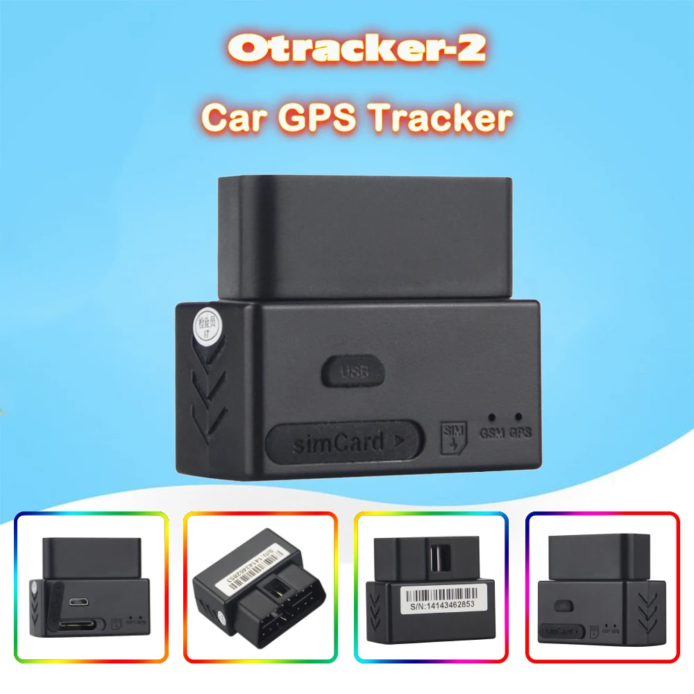 Otrack-2 практичный GPS-Трекер OBD для отслеживания в реальном времени автомобиля с