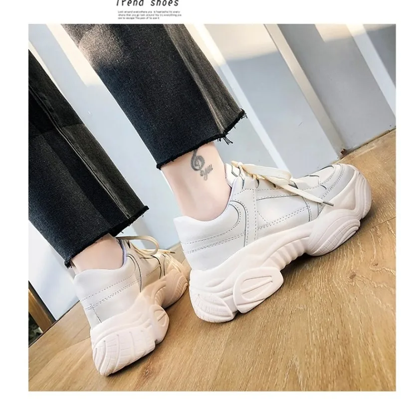 Женские осенние кроссовки для бега удобные дышащие на плоской платформе женская